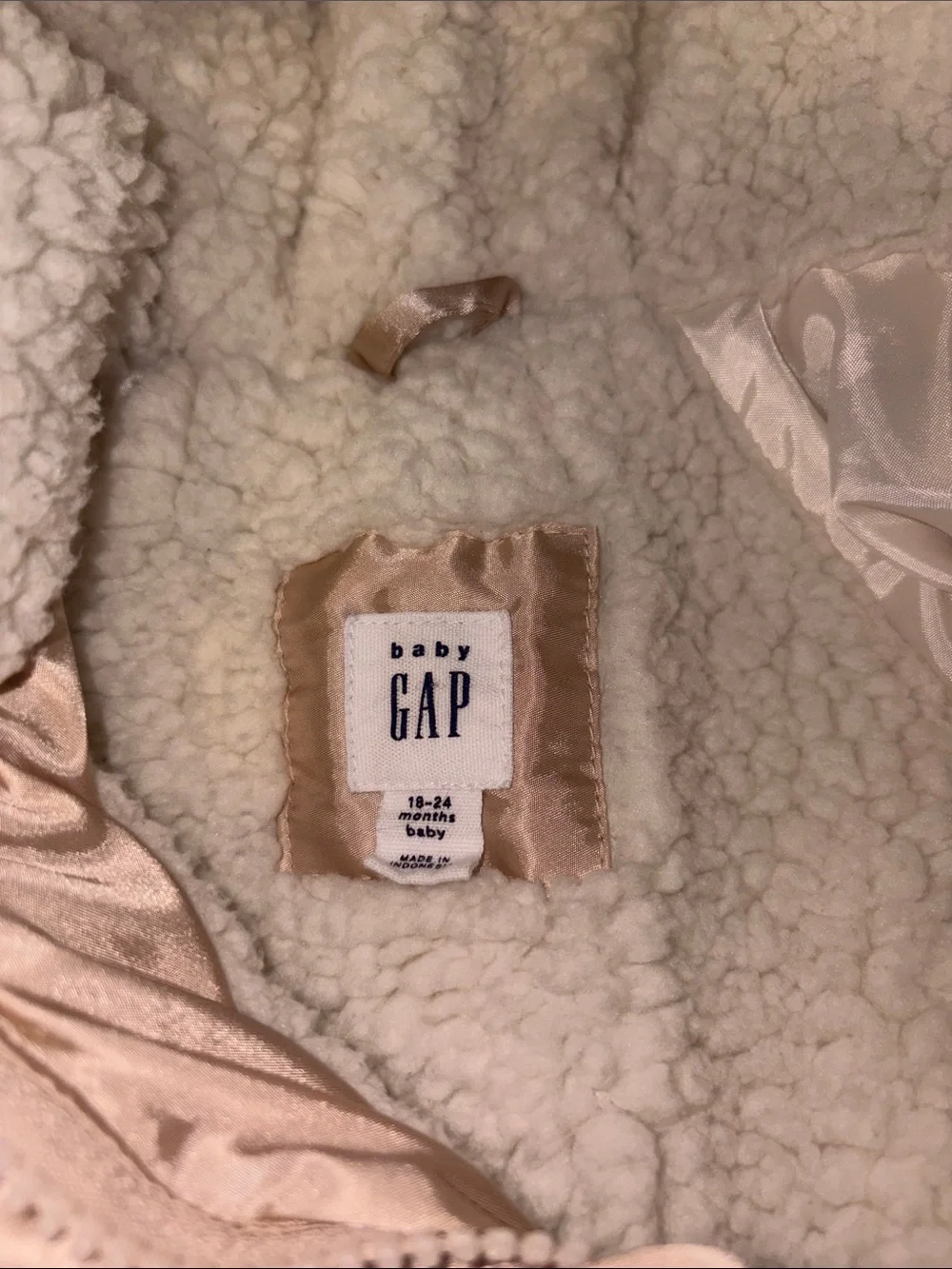 GAP Baby Shimmery Puffer Coat with Hood